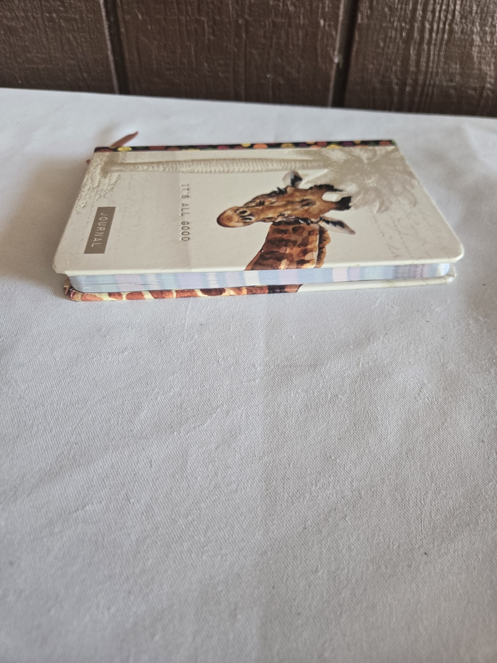 Giraffe Journal Notebook – It's All Good With Ribbon Bookmark - Picture 5 of 9